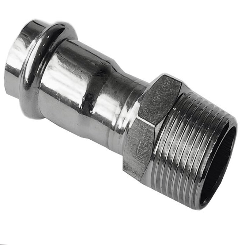 304/316L不銹鋼線管快插式外絲防水接頭